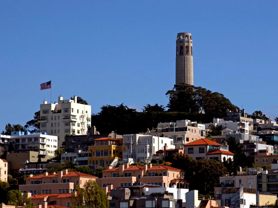 Coit Tower On Telegraph Hill photo