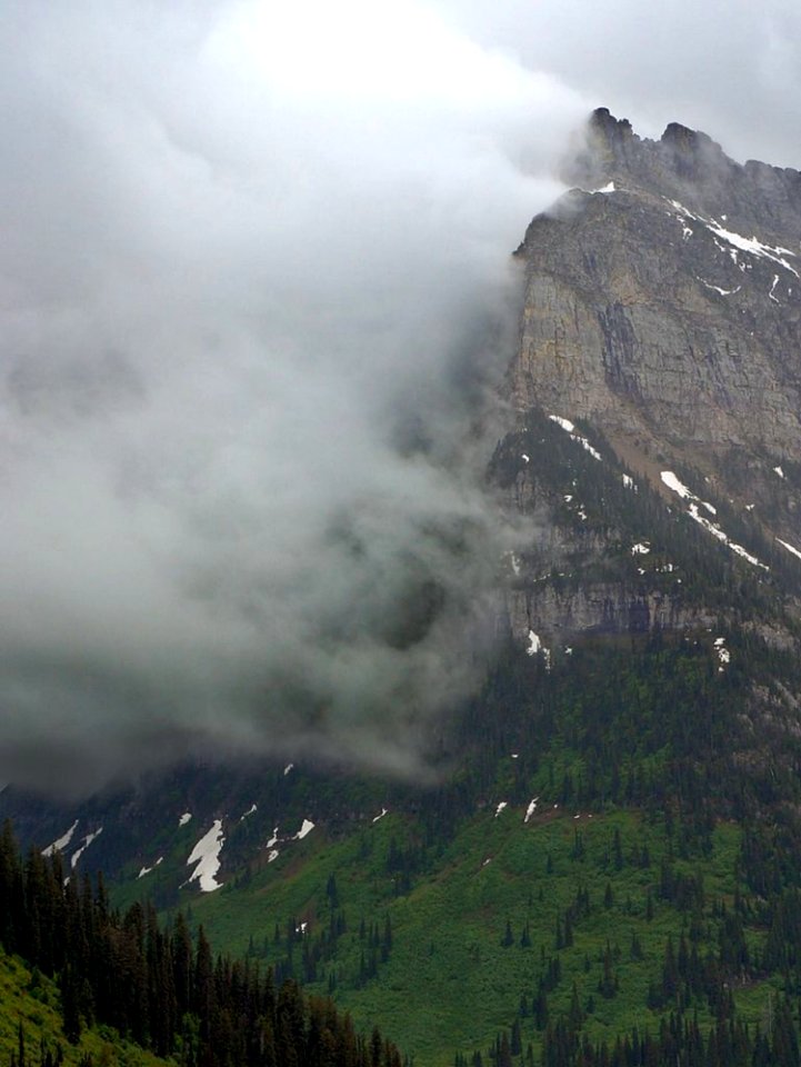 Clouds Over Glacier
