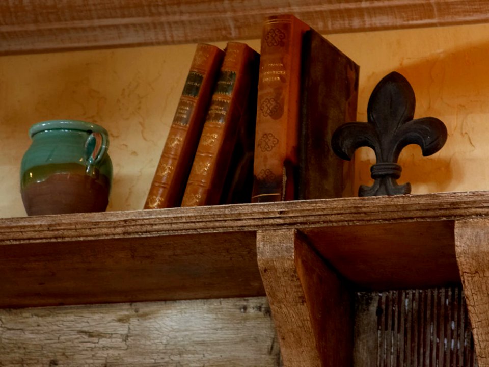 Books On Shelf