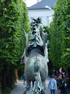 Monument mirabell gardens salzburg