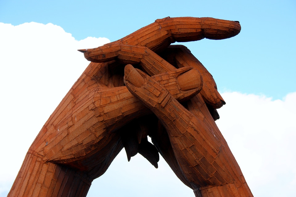 Sculpture metal rust