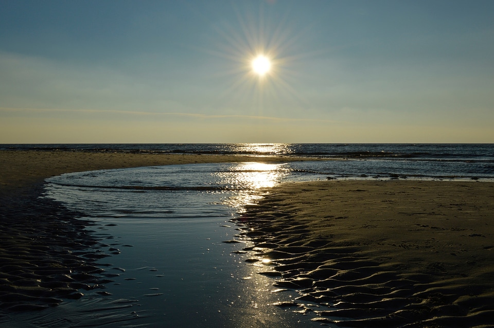 Sand beach north sea
