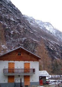 Alp House In Winter