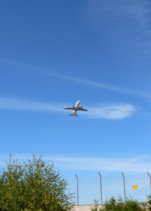 Aircraft In The Blue Sky photo