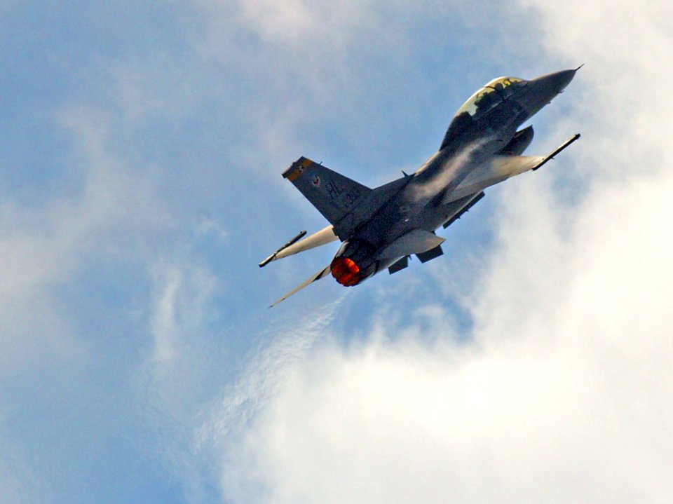 Air Fighter In Clouds