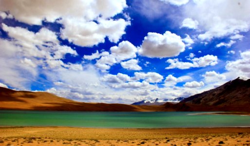 Blue Skies Over Green Lake