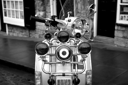 Scooter Closeup