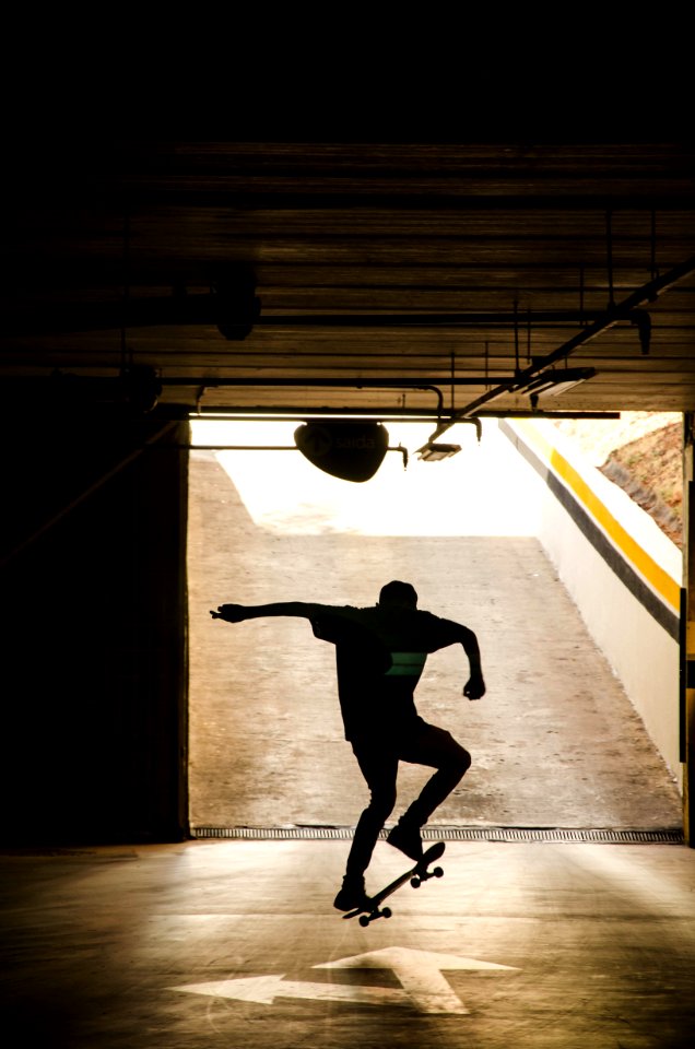 Skateboarder Silhouette