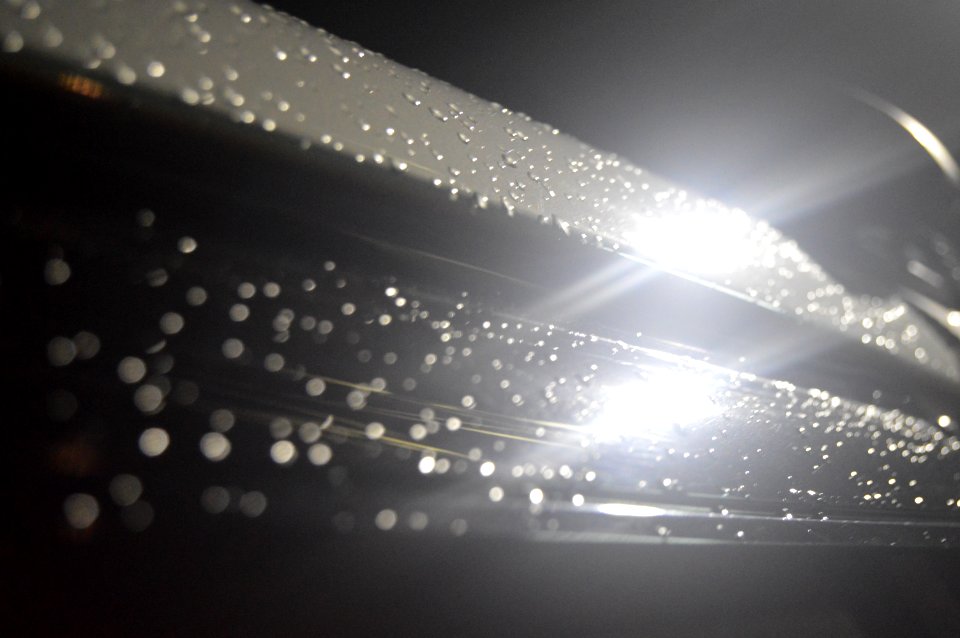 Light Glistening Off Dew Drops