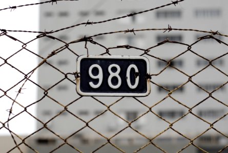 Barbed Wire With Number Plate