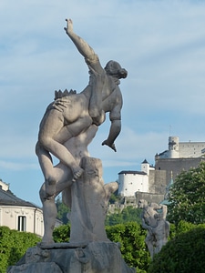 Sculpture stone figure naked photo