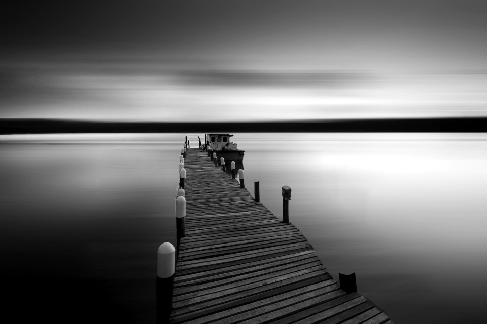 Pier Over Sea Against Sky