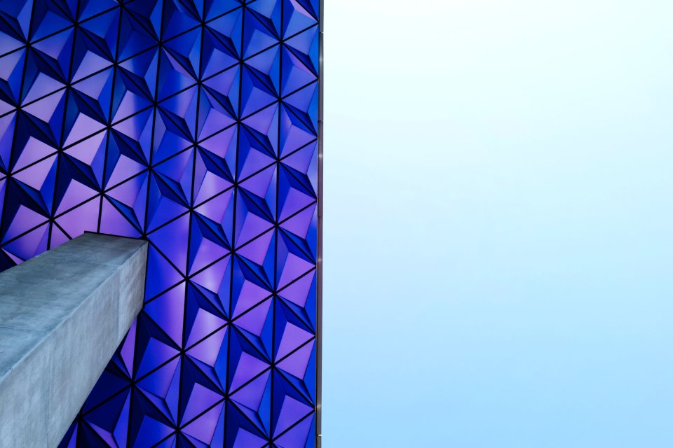 Low Angle View Of Modern Building