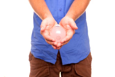 Midsection Of A Man With Hands
