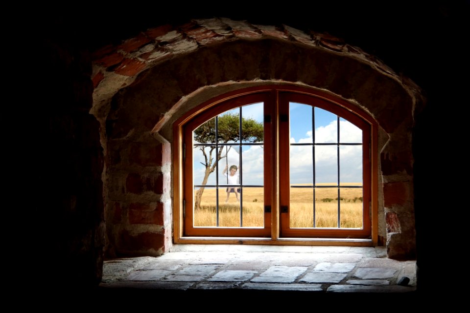 Window Of Old Countryside Building