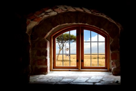 Window Of Old Countryside Building