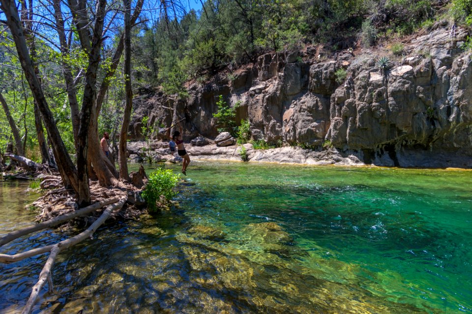 Waterfall Trail On Fossil Creek