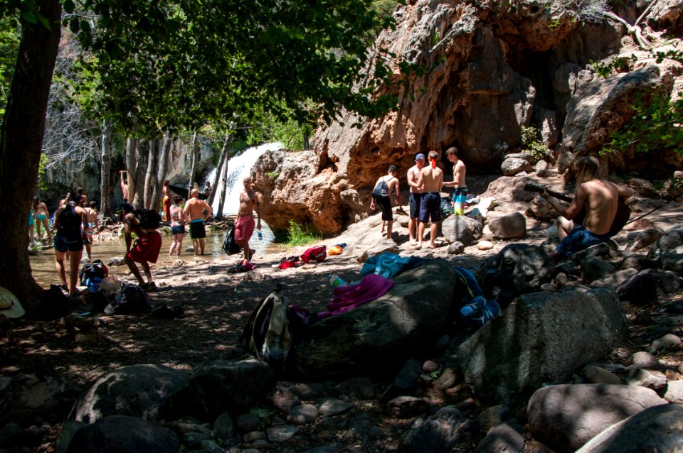 Waterfall Trail On Fossil Creek