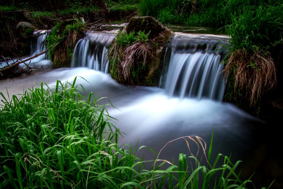 Waterfall Long Exposure Photo Krzeszowice Poland