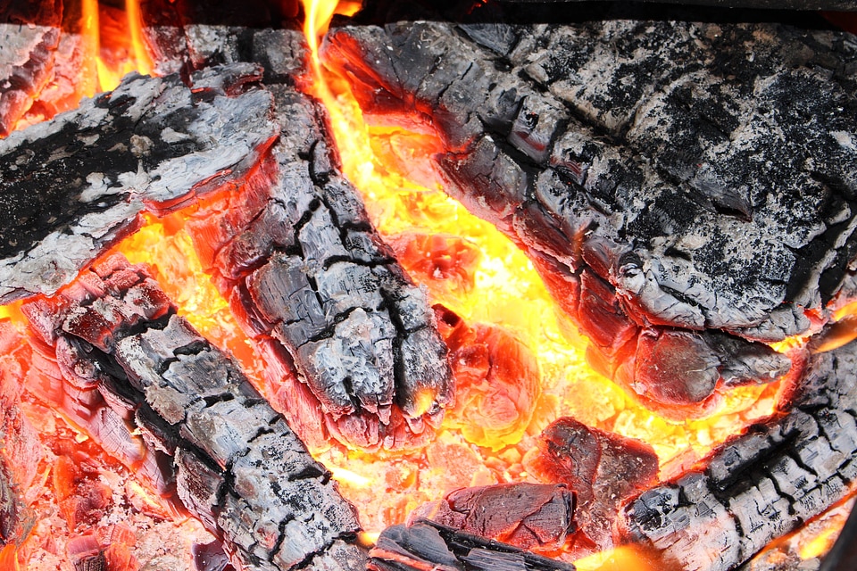 Flame campfire heat