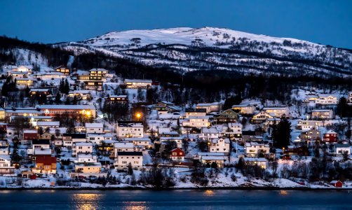 Town On The Coastline Of Norway