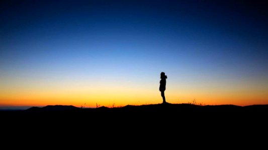 Sky Horizon Sunrise Silhouette