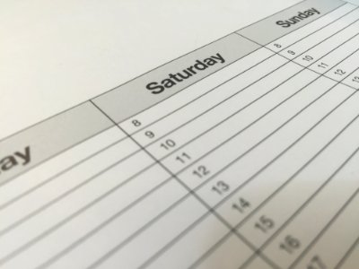 Weekend Calendar