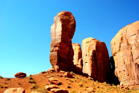 Rock Formation In Desert photo