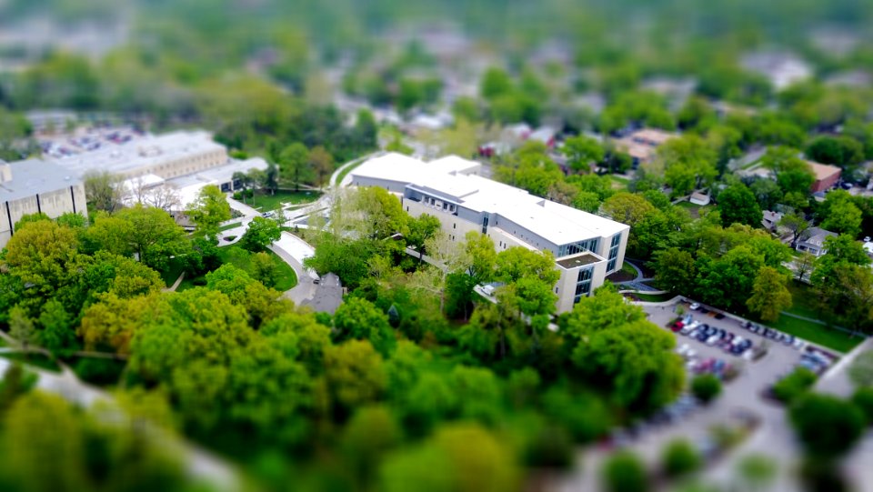 Tilt Shift View Of Buildings
