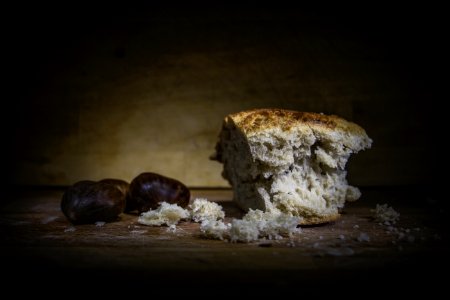 Bread And Fruit photo