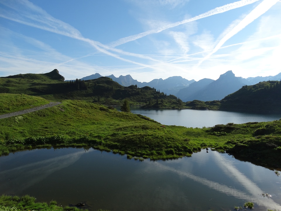 Alpine panorama nature