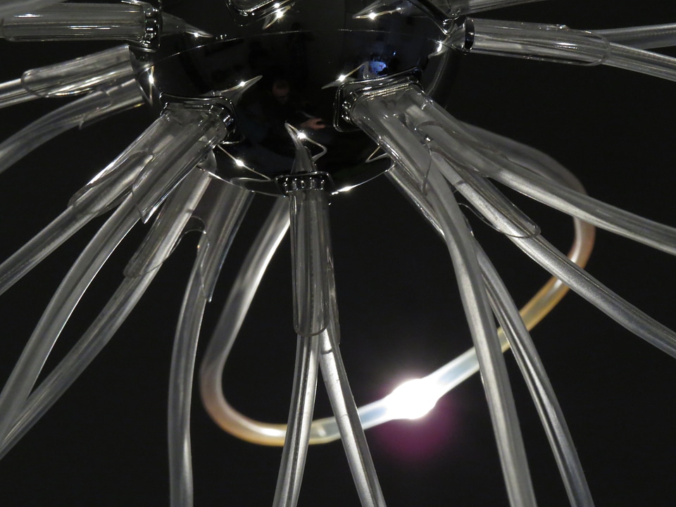 Lighting plastic hoses led