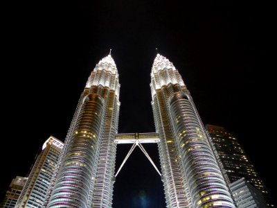Petronas Towers By Night
