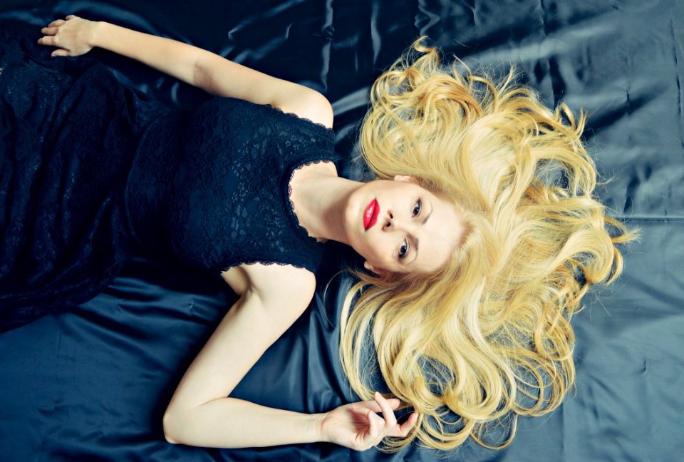 Fashion Portrait Of Blond Woman