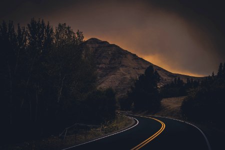 Curving Mountain Road photo