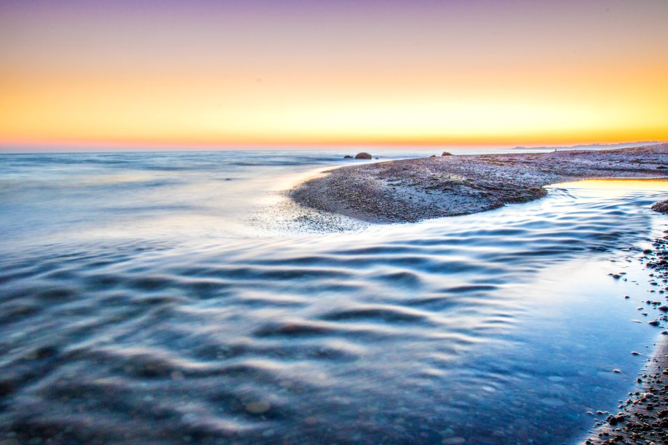 Beach At Sunset photo