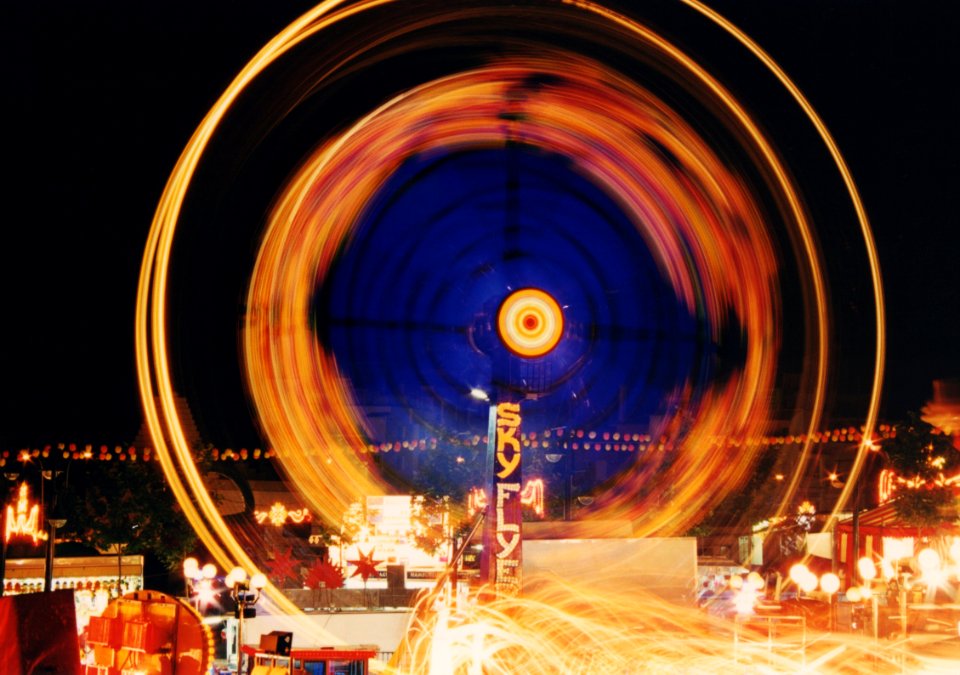 Blur Of Carnival Ride
