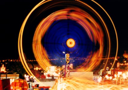 Blur Of Carnival Ride