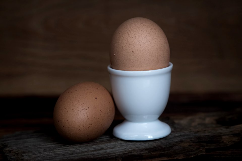 Close-up Of Eggs On Table