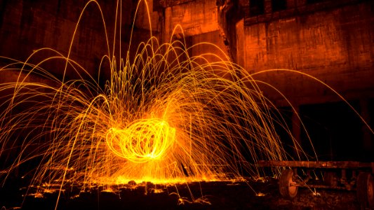 Bright Sparks Long Exposure