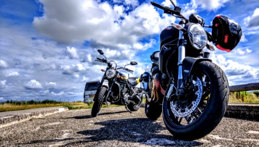 Motorcycles On Road