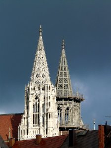 Spire Landmark Building Medieval Architecture
