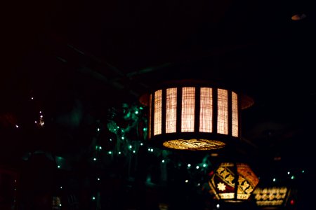 Lanterns At Night photo
