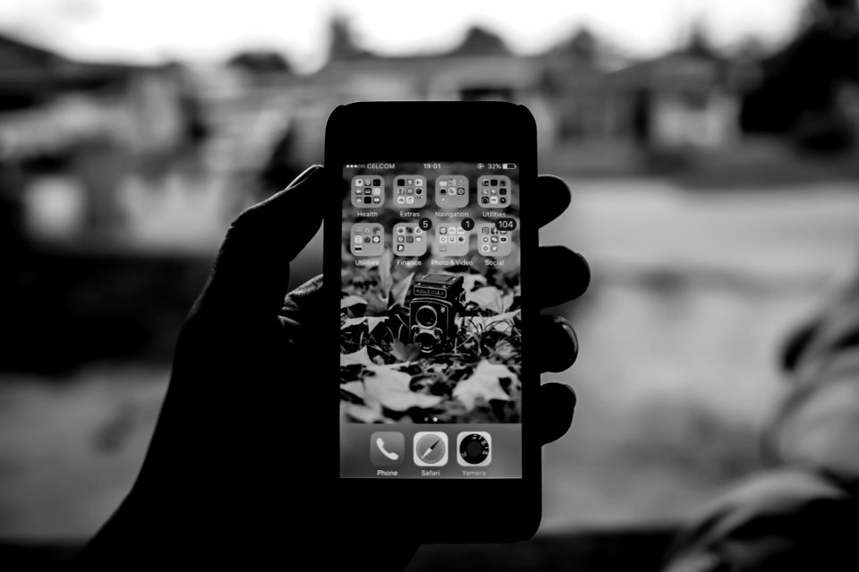 Hand Holding IPhone