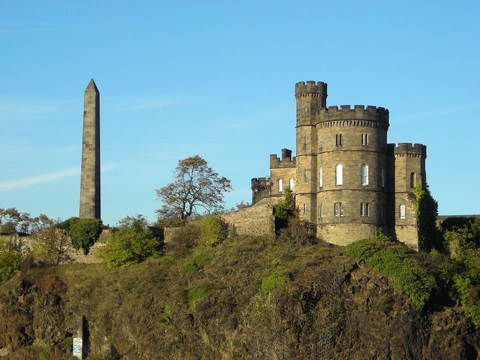 Scotland tower blue castle