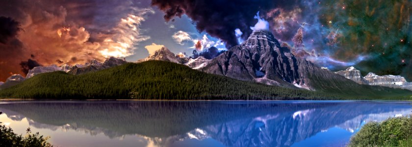 Mountain Landscape At Dawn