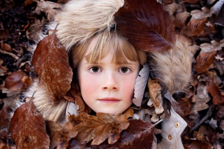 Fur Leaf Girl Autumn