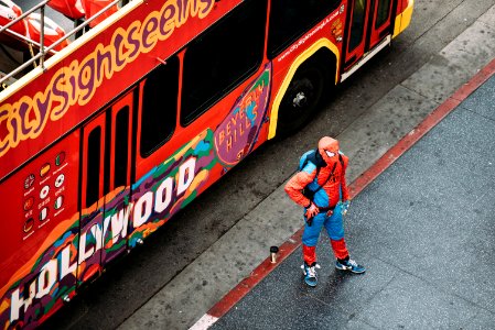 Spiderman On Streets