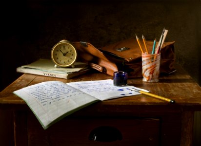 Brown Wooden Desk