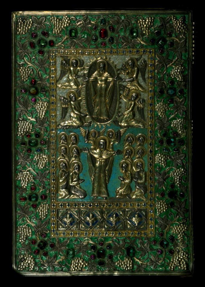 Gospel Book Original Treasure Binding Walters Manuscript W540 Lower Board Outside
